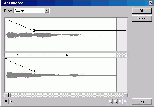 Окно Edit Envelope